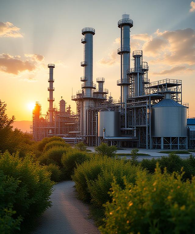 Impianto di raffinazione biofuel all'avanguardia