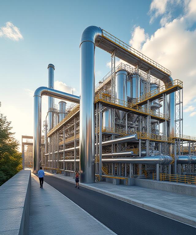 Impianto di bioraffineria all'avanguardia